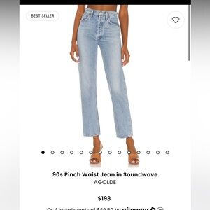 AGOLDE 90s Pinch Waist Jeans!